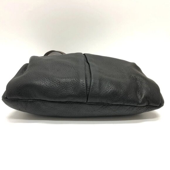 PRADA VA0802 Front pocket Bag Shoulder Bag Leather Black - Picture 14 of 16